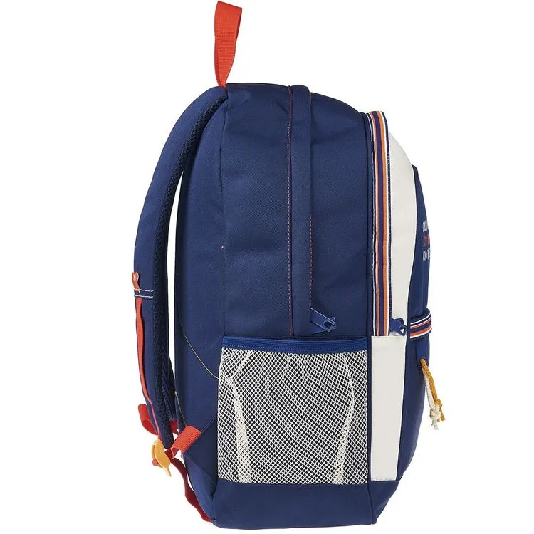 AUCHAN Sac à Dos 2 Compartiments Bleu Et Blanc SPORTY STYLE 5 AUCHAN Sac à Dos 2 Compartiments Bleu Et Blanc SPORTY STYLE – Image 3