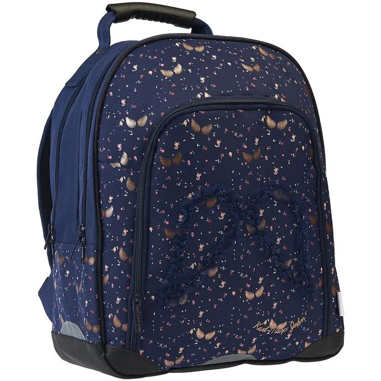 KARL MARC JOHN Sac à Dos 2 Compartiments Bleu Paillettes Ailes 4 KARL MARC JOHN Sac à Dos 2 Compartiments Bleu Paillettes Ailes – Image 2