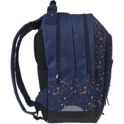 KARL MARC JOHN Sac à Dos 2 Compartiments Bleu Paillettes Ailes 10 KARL MARC JOHN Sac à Dos 2 Compartiments Bleu Paillettes Ailes -Sac maternelle Soldes B2CD 1089