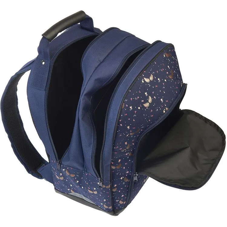 KARL MARC JOHN Sac à Dos 2 Compartiments Bleu Paillettes Ailes 6 KARL MARC JOHN Sac à Dos 2 Compartiments Bleu Paillettes Ailes – Image 4