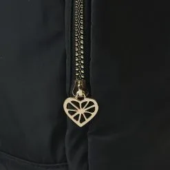 Smiley Sac à Dos 2 Compartiments Noir MISS LEMONADE -Sac maternelle Soldes B2CD 1123