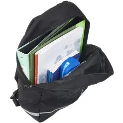 AIRNESS Sac à Dos Souple 1 Compartiment Noir -Sac maternelle Soldes B2CD 1161