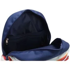 AUCHAN Sac à Dos 2 Compartiments Bleu Blanc Et Rouge Sporty Style -Sac maternelle Soldes B2CD 1167