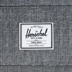 HERSCHELL Sac à Dos 1 Compartiment Gris Et Noir RETREAT -Sac maternelle Soldes B2CD 1174