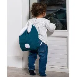 SEVIRA KIDS Sac De Sport Enfant En Nid D'abeille, Lapinou SEVIRA KIDS -Sac maternelle Soldes B2CD 1179