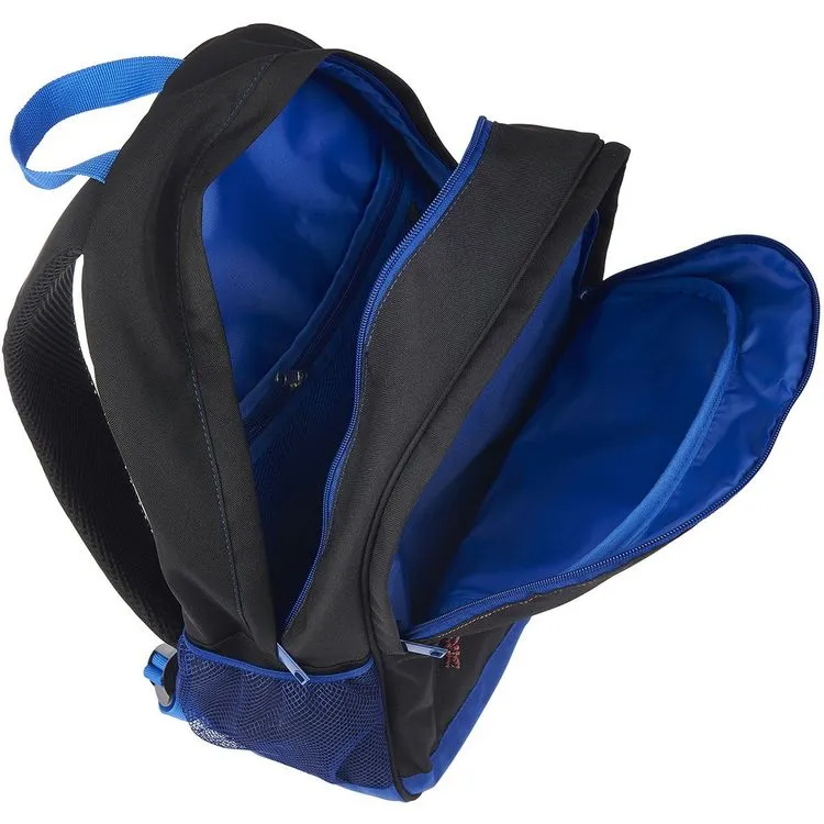 AUCHAN Sac à Dos 2 Compartiments Noir Et Bleu COME ON 6 AUCHAN Sac à Dos 2 Compartiments Noir Et Bleu COME ON – Image 4