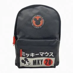 DISNEY Sac à Dos 1 Compartiment Gris Mickey Vintage