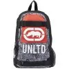 ECKO Sac à Dos 1 Compartiment Noir Et Rouge TRENDY -Sac maternelle Soldes B2CD 1210