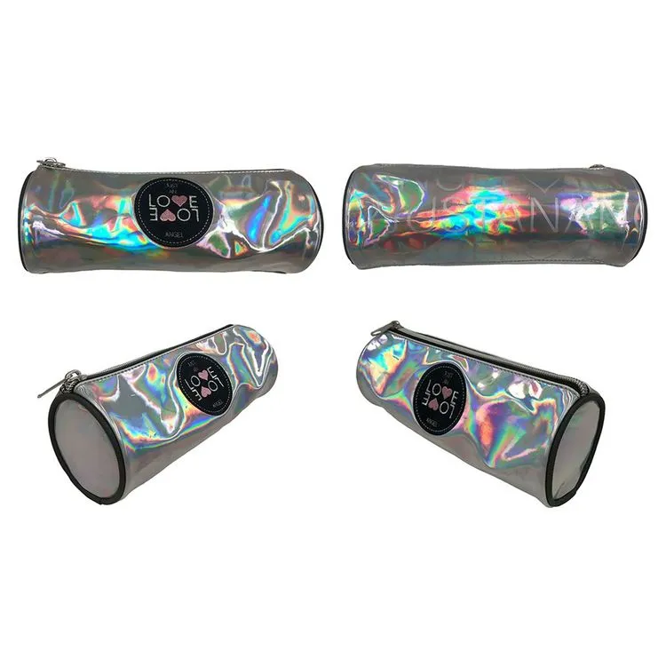 Love Love Sac à Dos 2 Compartiments Argent + Trousse Ronde Argent 5 Love Love Sac à Dos 2 Compartiments Argent + Trousse Ronde Argent – Image 3