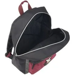 CHEVIGNON Sac à Dos 1 Compartiment Gris Et Rouge -Sac maternelle Soldes B2CD 1238