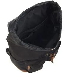 YOUNG'S ATTITUDE Sac à Dos Noir Eco Conçu Avec Compartiment Pour Ordinateur -Sac maternelle Soldes B2CD 1244