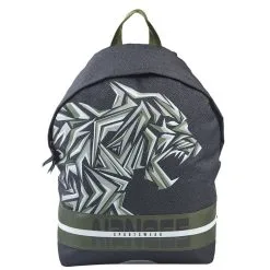 AIRNESS Sac à Dos 1 Compartiment Kaki Et Noir