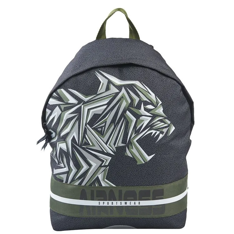 AIRNESS Sac à Dos 1 Compartiment Kaki Et Noir 3 AIRNESS Sac à Dos 1 Compartiment Kaki Et Noir