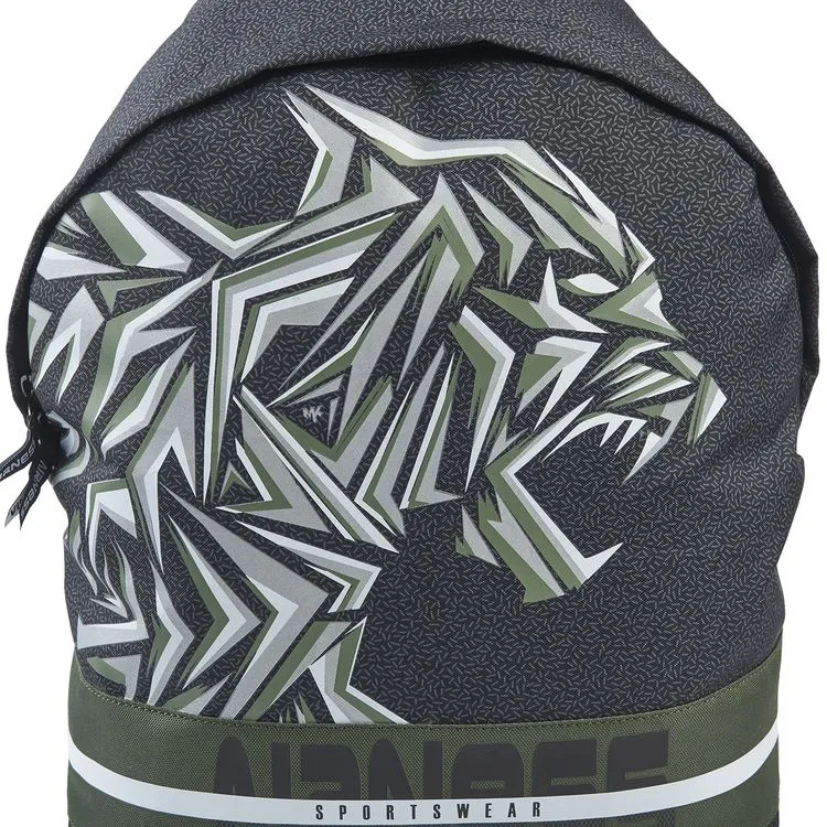 AIRNESS Sac à Dos 1 Compartiment Kaki Et Noir 6 AIRNESS Sac à Dos 1 Compartiment Kaki Et Noir – Image 4