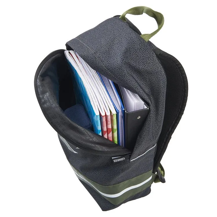 AIRNESS Sac à Dos 1 Compartiment Kaki Et Noir 8 AIRNESS Sac à Dos 1 Compartiment Kaki Et Noir – Image 6