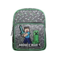 Bagtrotter Sac à Dos 30 Cm Avec Poche Minecraft Jeu Vidéo Vert Bagtrotter