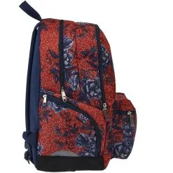 KAPORAL Sac à Dos 2 Compartiments 43 Cm Rouge Motifs Fleurs 10 KAPORAL Sac à Dos 2 Compartiments 43 Cm Rouge Motifs Fleurs -Sac maternelle Soldes B2CD 1319