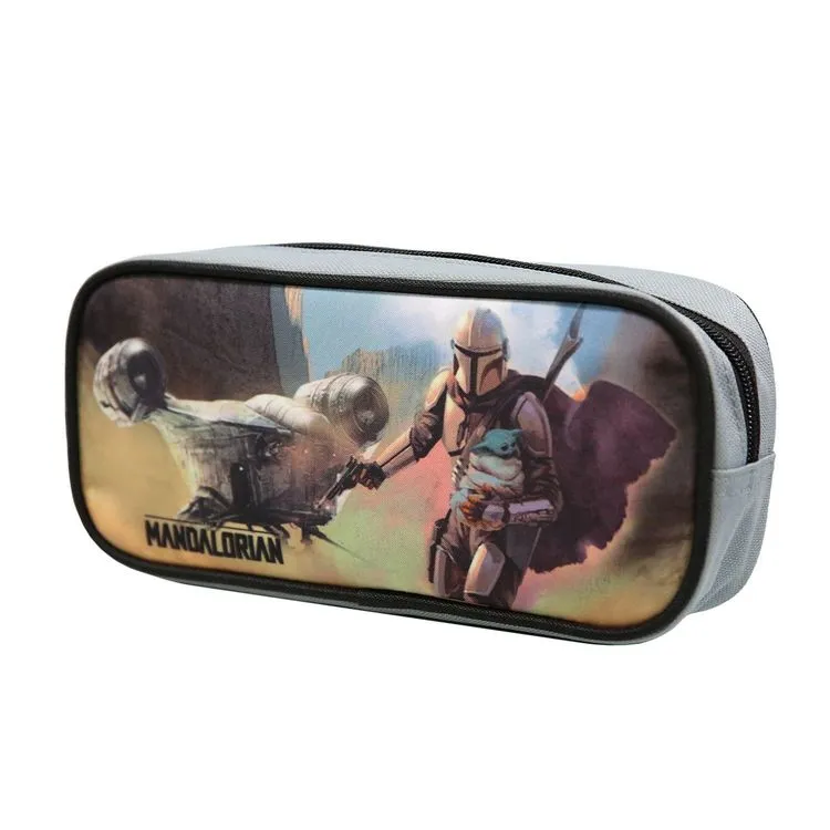 Bagtrotter Trousse Scolaire Rectangulaire Star Wars / The Mandalorian Noire Et Grise Bagtrotter 4 Bagtrotter Trousse Scolaire Rectangulaire Star Wars / The Mandalorian Noire Et Grise Bagtrotter – Image 2