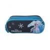 Bagtrotter Trousse Scolaire 2 Compartiments La Reine Des Neiges / Frozen Bleu Marine -Sac maternelle Soldes B2CD 1401