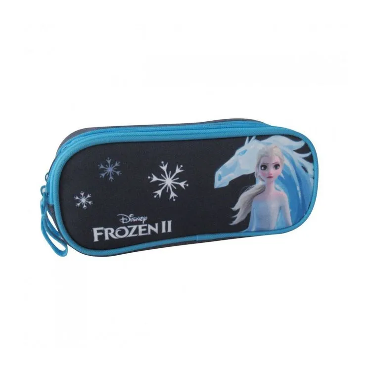 Bagtrotter Trousse Scolaire 2 Compartiments La Reine Des Neiges / Frozen Bleu Marine 4 Bagtrotter Trousse Scolaire 2 Compartiments La Reine Des Neiges / Frozen Bleu Marine – Image 2