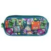 Bagtrotter Trousse Scolaire Rectangulaire Minecraft Jeu Vidéo Verte Bagtrotter -Sac maternelle Soldes B2CD 1466
