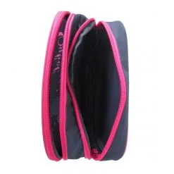 Bagtrotter Trousse Scolaire 2 Compartiments Cybel Marine Et Rose -Sac maternelle Soldes B2CD 1484