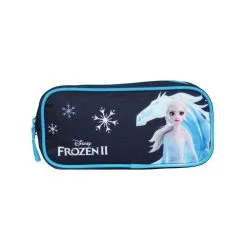 Bagtrotter Trousse Scolaire La Reine Des Neiges / Frozen Bleu Marine