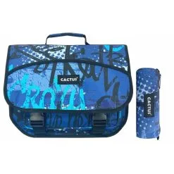 Cactus Cartable Scolaire & Trousse Offerte Cactus