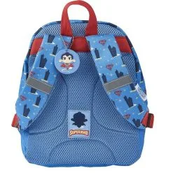 DC COMIC'S Sac Maternelle Bleu Avec Pochette Avant Superman -Sac maternelle Soldes B2CD 158