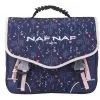 Naf Naf Cartable 38 Cm CP/CE1/CE2 Bleu Et Rose Motif Floral -Sac maternelle Soldes B2CD 1587