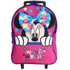 Bleucerise Cartable à Roulettes Enfant MINNIE