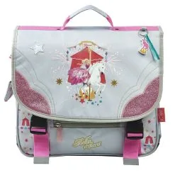 Page de garde 32 BELLA SARA Cartable 38 Cm CP/CE1/CE2 Gris Cheval BELLA SARA CIRCUS