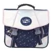 Love Love Cartable 38 Cm CP/CE1/CE2 Bleu Et Argent -Sac maternelle Soldes B2CD 1604