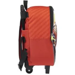 DISNEY Sac Maternelle à Roulettes 3D Rouge Cars -Sac maternelle Soldes B2CD 161