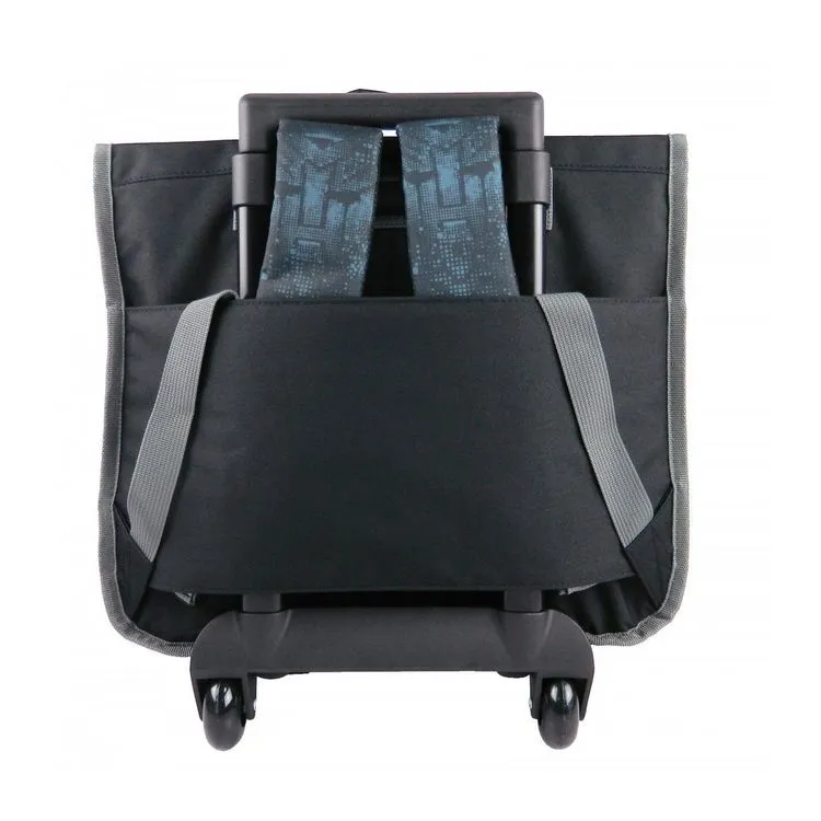 Bagtrotter Cartable à Roulettes Transformers 38cm Noir 4 Bagtrotter Cartable à Roulettes Transformers 38cm Noir – Image 2
