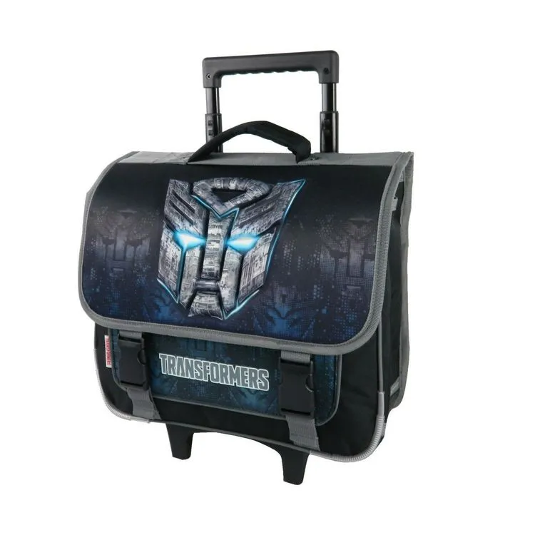 Bagtrotter Cartable à Roulettes Transformers 38cm Noir 8 Bagtrotter Cartable à Roulettes Transformers 38cm Noir – Image 6