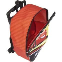 DISNEY Sac Maternelle à Roulettes 3D Rouge Cars -Sac maternelle Soldes B2CD 162