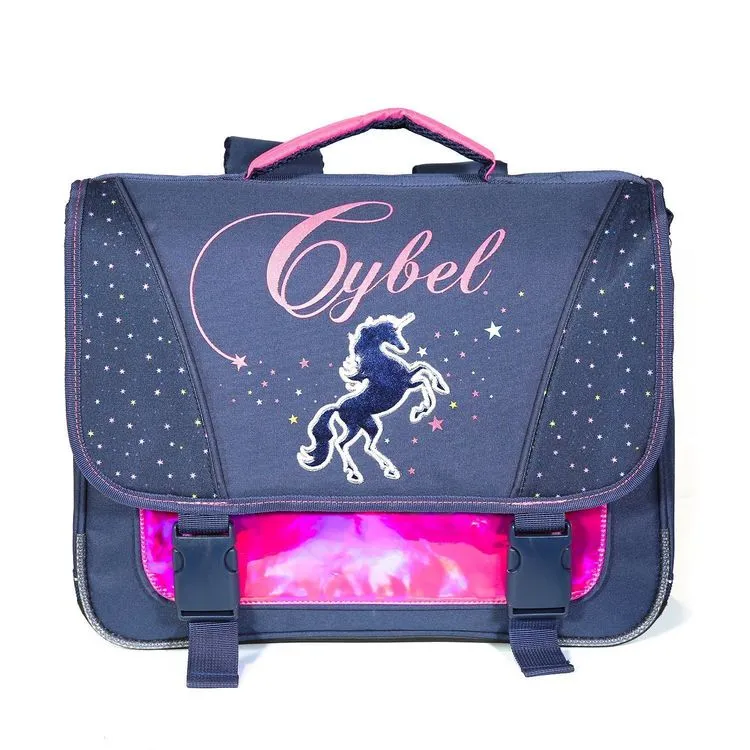 Bagtrotter Cartable 38 Cm Cybel Cheval / Licorne Marine Et Rose Bagtrotter 3 Bagtrotter Cartable 38 Cm Cybel Cheval / Licorne Marine Et Rose Bagtrotter