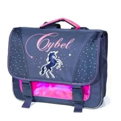 Bagtrotter Cartable 38 Cm Cybel Cheval / Licorne Marine Et Rose Bagtrotter 11 Bagtrotter Cartable 38 Cm Cybel Cheval / Licorne Marine Et Rose Bagtrotter -Sac maternelle Soldes B2CD 1651