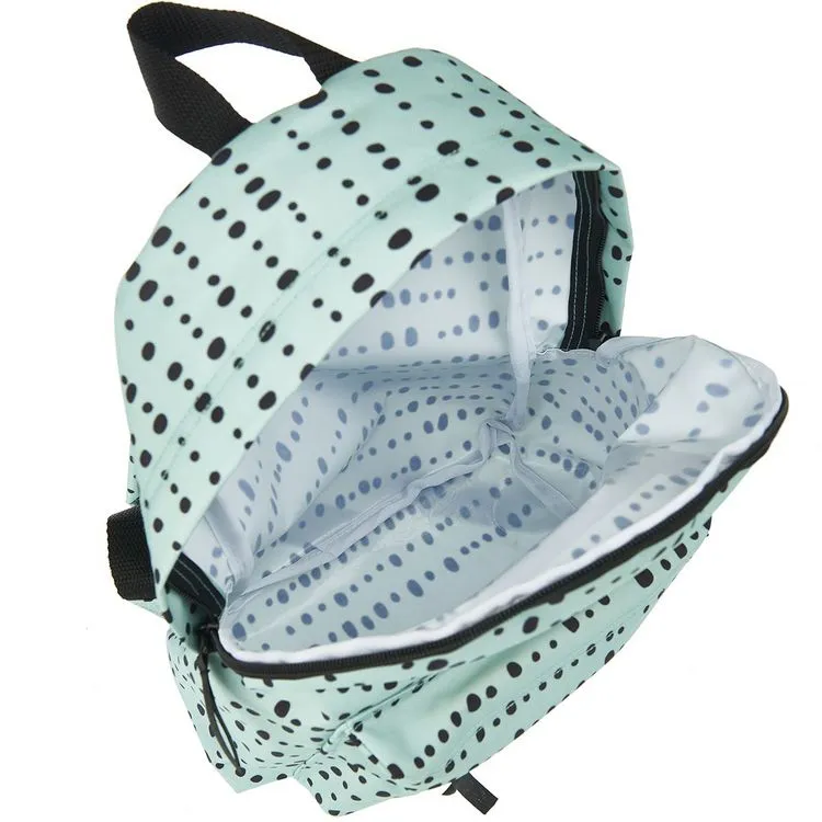 PRÊT Sac Maternelle Bleu Pois Noirs Imprimé TIGRE 6 PRÊT Sac Maternelle Bleu Pois Noirs Imprimé TIGRE – Image 4