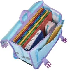 DISNEY Cartable 38 Cm CP/CE1/CE2 Bleu Et Rose Reine Des Neiges 12 DISNEY Cartable 38 Cm CP/CE1/CE2 Bleu Et Rose Reine Des Neiges -Sac maternelle Soldes B2CD 1682