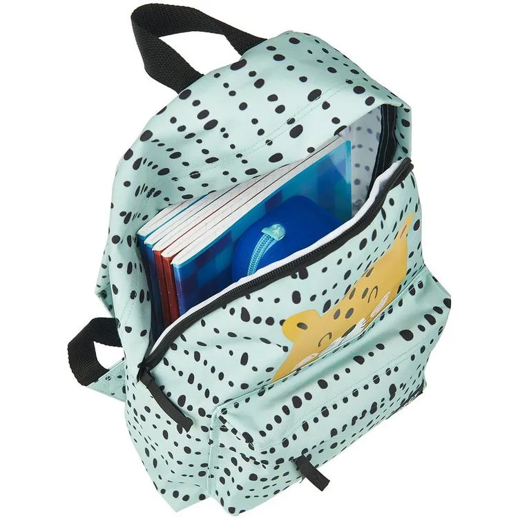 PRÊT Sac Maternelle Bleu Pois Noirs Imprimé TIGRE 7 PRÊT Sac Maternelle Bleu Pois Noirs Imprimé TIGRE – Image 5