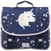Milky Kiss Cartable 38 Cm CP/CE1/CE2 Bleu Imprimé LICORNE -Sac maternelle Soldes B2CD 1708