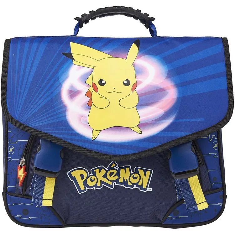 NINTENDO Cartable 38 Cm CP/CE1/CE2 Bleu Pokemon 3 NINTENDO Cartable 38 Cm CP/CE1/CE2 Bleu Pokemon