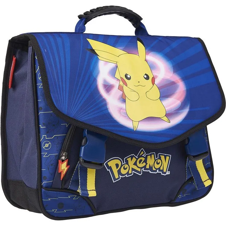 NINTENDO Cartable 38 Cm CP/CE1/CE2 Bleu Pokemon 4 NINTENDO Cartable 38 Cm CP/CE1/CE2 Bleu Pokemon – Image 2
