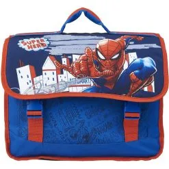 MARVEL Cartable 38 Cm CP/CE1/CE2 Bleu Et Rouge Spiderman