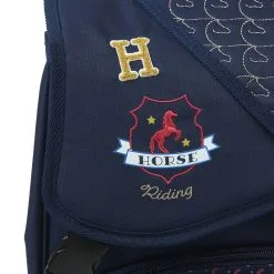 OBERTHUR Cartable 38 Cm CP/CE1/CE2 Bleu Cheval -Sac maternelle Soldes B2CD 1750