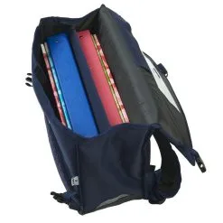 OBERTHUR Cartable 38 Cm CP/CE1/CE2 Bleu Cheval -Sac maternelle Soldes B2CD 1752