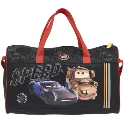 DISNEY Sac De Sport Noir Et Rouge Cars -Sac maternelle Soldes B2CD 1786