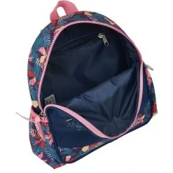 LULU CASTAGNETTE Sac Maternelle Ourson Bleu Avec 2 Poches Latérales élastiques -Sac maternelle Soldes B2CD 191